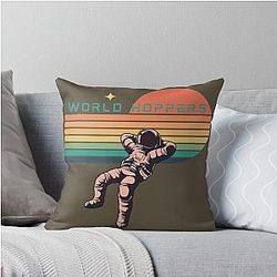 Murderbot Diaries World Hoppers Fanart Throw Pillow