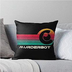 Vintage Murderbot Diaries Throw Pillow