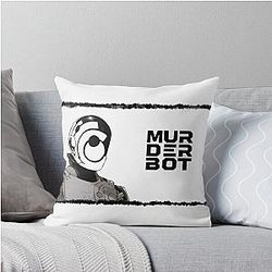 Murderbot Throw Pillow