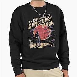 The Rise of Sanctuary Moon, Murderbot Diaries Inspired, Retro Sci-Fi Graphic Pullover Sweatshirt