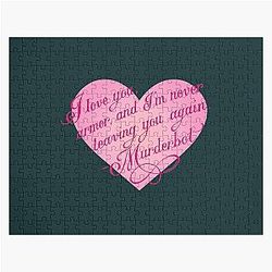 A Murderbot Valentine Jigsaw Puzzle