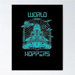 Murderbot Diaries Worldhopper Fanart Poster