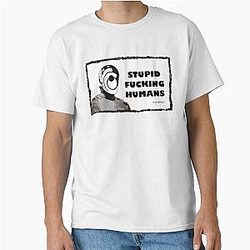 Stupid Humans Murderbot Classic T-Shirt