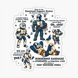 Murderbot - Martha Wells Book Sticker