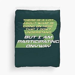Murderbot Diaries Participating Duvet Cover