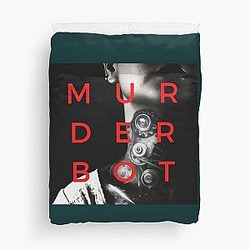 Murderbot is Love Duvet Cover