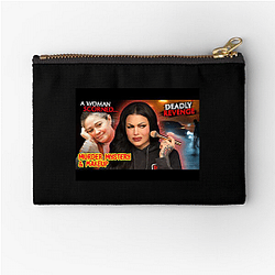 Murder Mystery and Makeup blends two genres Murder Mystery And Makeup Zipper Pouches