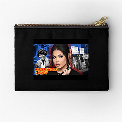Murder Mystery and Makeup is unique content Murder Mystery And Makeup Zipper Pouches