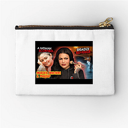 Murder Mystery and Makeup blends two genres Murder Mystery And Makeup Zipper Pouches