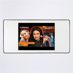 Murder Mystery and Makeup blends two genres Murder Mystery And Makeup Mouse Pads