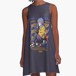 Hopeless Unemployment Regenerates Determined Memories Migurdia Cute Gifts A-Line Dress