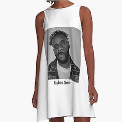 Myles Smith music album typography A-Line Dress