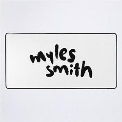 Myles Smith British singer Black Desk Mat