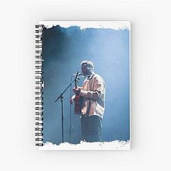 Myles smith music album cover typography Spiral Notebook