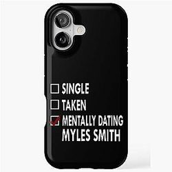 Mentally dating Myles Smith iPhone Case