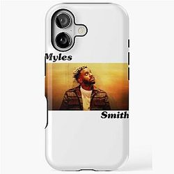 Myles Smith music album cover art typography iPhone case