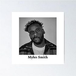 Myles Smith Music Album Typography Poster