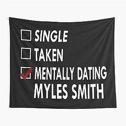 Mentally Dating Myles Smith Tapestry