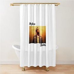 Myles Smith Music Album Cover Art Typography Shower Curtain