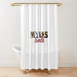 Myles Smith Music Album Cover Art Typography Shower Curtain