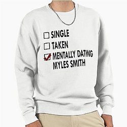 Dating Myles Smith Black White Pullover Sweatshirt