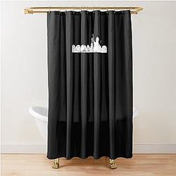 MST3K Dark Shower Curtain