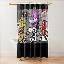 Mystery Science Theatre 3000 - Robot Roll Call Shower Curtain