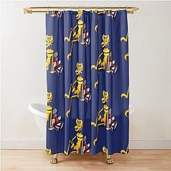 MST3k Tom and Crow Shower Curtain