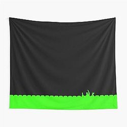 MST3K Silhouette - Green Tapestry
