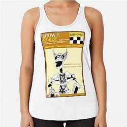 Crow Robot Owner's Manual Racerback Tank