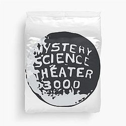 MST3K Silhouette Globe Duvet Cover