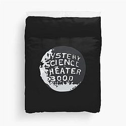 Mystery Science Theater 3000 Inside a Globe Sticker Duvet Cover