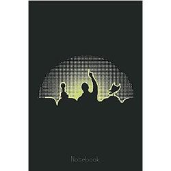 Mystery Science Theater 3000 Notebook: Retro Funny Fishing Notebook 6x9 - 110 Lined Pages / 60 Sheets: Journal for Fishing Lover