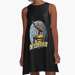 Mystery Science Theater 3000 T-Shirt distressed A-Line Dress