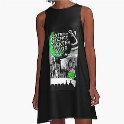 MST3K The Movie Black and White Poster Dress