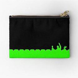 MST3K Silhouette Green Zipper Pouch