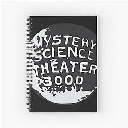 Mystery Science Theater 3000 Silhouette Within The Globe Notebook