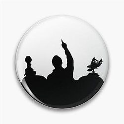 MST3K Silhouette Pin