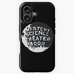Mystery Science Theater 3000 Silhouette In a Globe Sticker iPhone Tough Case