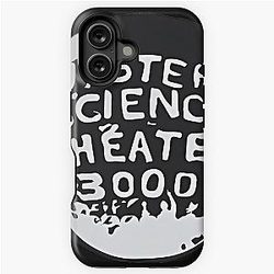 Mystery Science Theater 3000 Silhouette Within Globe iPhone Case