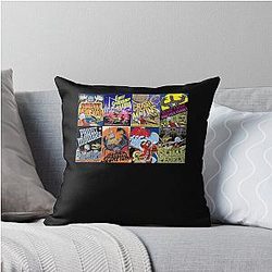 MST3K Science Fiction Movie Collage Throw Pillow