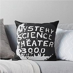 Mystery Science Theatre 3000 Silhouette Inside the Globe Throw Pillow