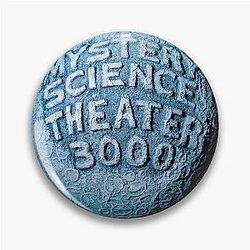 Mystery Science Theater 3000 Moon Logo Pin