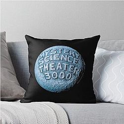 Mystery Science Theater 3000 Moon Logo Throw Pillow