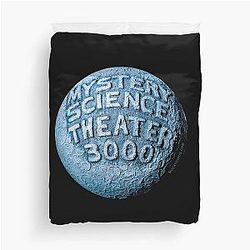 Mystery Science Theater 3000 Moon Logo Duvet Cover