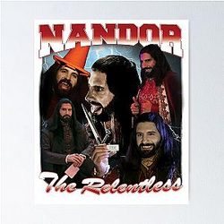 Nandor the Relentless 90s Design Classic Poster