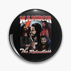 Nandor the Relentless 90s Fan Art Pin