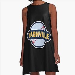 Art A-Line Dress Nashville Predators