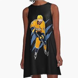 Art Nashville Predators A Line Dress