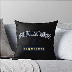 Art Nashville Predators Throw Pillow